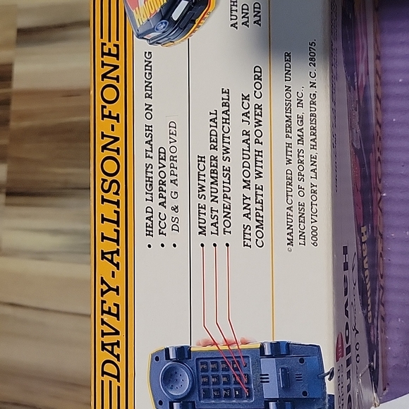 Davey Allison Rotary Phone - Picture 8 of 9